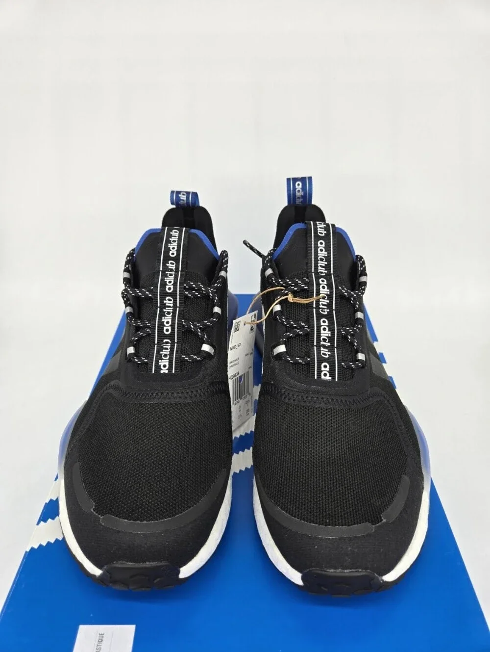 Adidas Men's NMD_V3 HQ9838 Black White Royal Blue Shoes Size 9.5